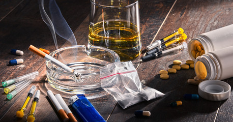drugs alcohol and substances