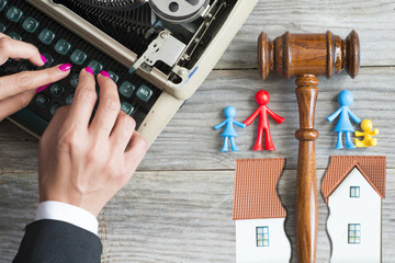 gavel split house and family assets