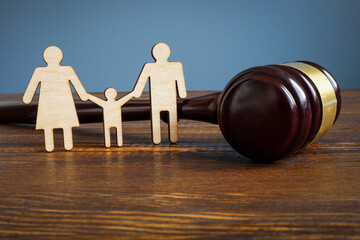 gavel and family cutout