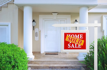home with for sale sign