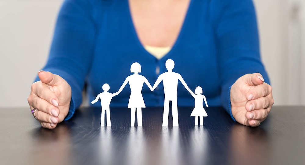 Concept of family insurance